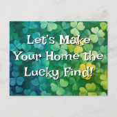 Lucky Real Estate Seller Marketing Briefkaart (Voorkant)