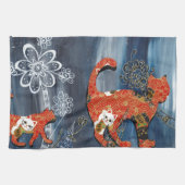 Lucky Red Cats Theedoek (Horizontaal)