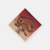 Lucky Red Dragon, 龙 Servetten (Hoek)