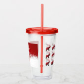 Lucky Red Elephant Acryltumbler Acryl Drinkbeker (Rechts)
