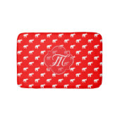 Lucky Red Elephant Bath Mat (Voorkant)