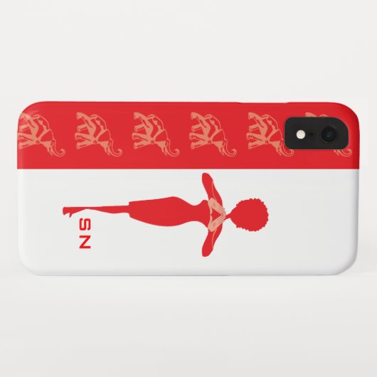 Lucky Red Elephant Case-Mate iPhone Case (Achterkant (horizontaal))