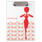 Lucky Red Elephant Klembord (Voorkant)