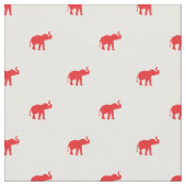 Lucky Red Elephant Stof (Close Up)