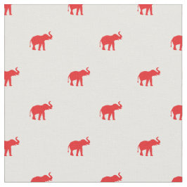 Lucky Red Elephant Stof