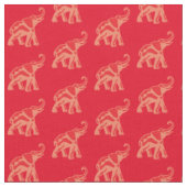 Lucky Red Elephant Stof (Close Up)