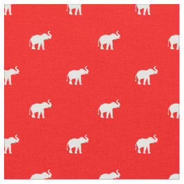 Lucky Red Elephant Stof