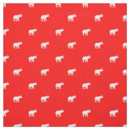 Lucky Red Elephant Stof
