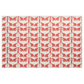 Lucky Red Elephant Stof (Fat Quarter)