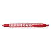 Lucky Red Elephant Zwarte Inkt Pen (Achterkant)