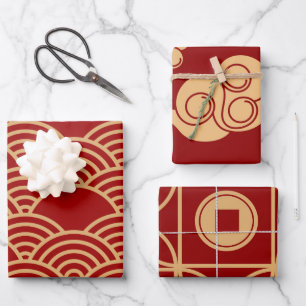 Lucky Red Inpakpapier Vel