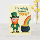 Lucky Regenboogkaart Kaart (Gele Bloem)