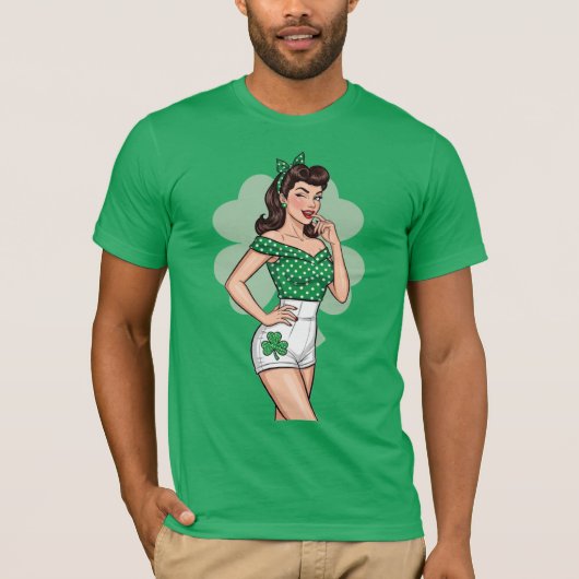 Lucky Retro Glam T-shirt (Voorkant)
