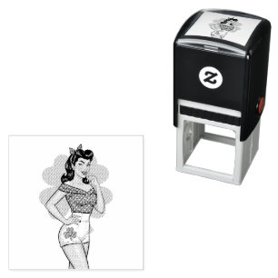 Lucky Retro Glam Zelfinktende Stempel