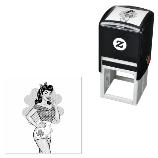 Lucky Retro Glam Zelfinktende Stempel (In situ)