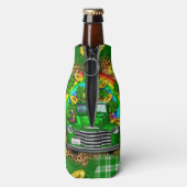 Lucky Ride St. Patrick's Day Flesjeskoeler (Fles Achterkant)
