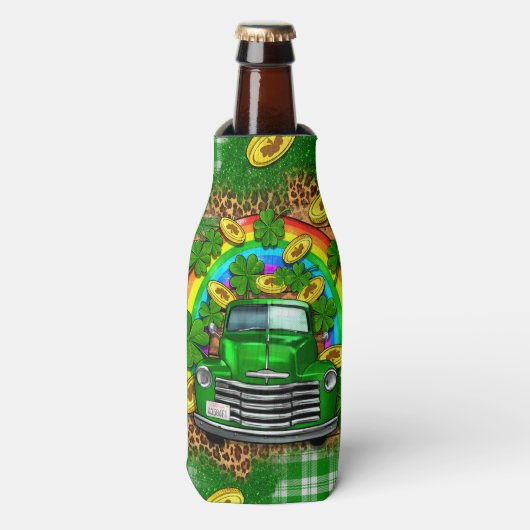 Lucky Ride St. Patrick's Day Flesjeskoeler (Fles Voorkant)