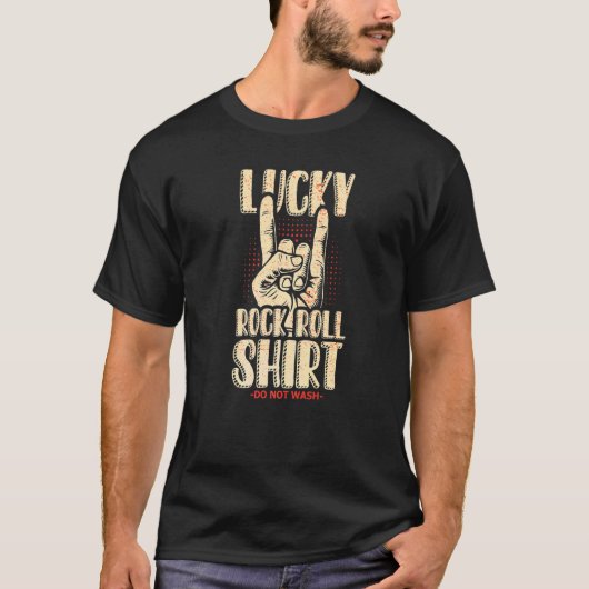 Lucky Rock en Roll 7 T-shirt (Voorkant)