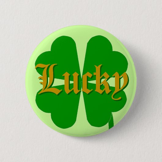 Lucky Ronde Button 5,7 Cm (Voorkant)