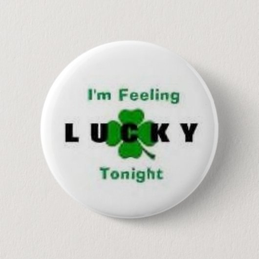 Lucky Ronde Button 5,7 Cm (Voorkant)