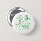 Lucky Ronde Button 5,7 Cm (Voorkant /achterkant)