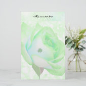 Lucky Rose Briefpapier (Staand voorkant)