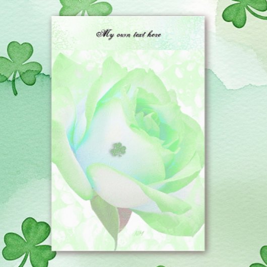 Lucky Rose Briefpapier