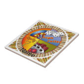 Lucky Roulette Tegeltje (Zijkant)