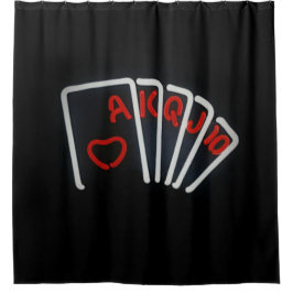 Lucky Royal Flush Douchegordijn