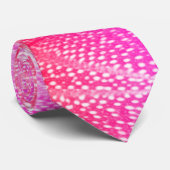 Lucky roze mode voor mannen stropdas (Opgerold)