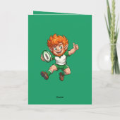 Lucky Run Match Day Magie St Patrick’s Weekend Kaart (Achterkant)