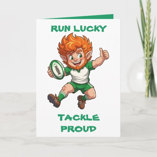 Lucky Run Match Day Magie St Patrick’s Weekend Kaart (Voorkant)
