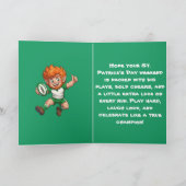 Lucky Run Match Day Magie St Patrick’s Weekend Kaart (Binnen)
