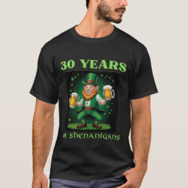 Lucky Saint Patrick's 30th Birthday Celebration T-shirt