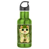 Lucky Saint Patrick's Day Cat Waterfles (Voorkant)