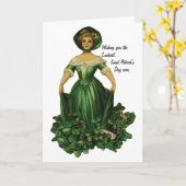 Lucky Saint Patricks Day Kaart (Gele Bloem)