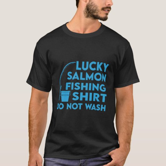 Lucky Salmon Vist Pacifische Sockeye Vis T-shirt (Voorkant)