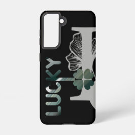 LUCKY Samsung Hoesjes Trend Abstract Groen Samsung Galaxy Hoesje