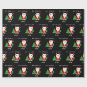 Lucky Santa Cat Cadeaupapier (Vlak)