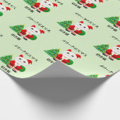 Lucky Santa Cat Cadeaupapier (Hoek)