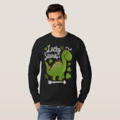 Lucky Saurus Dinosaur Dino St Patricks Day Toddler T-shirt (Voorkant volledig)