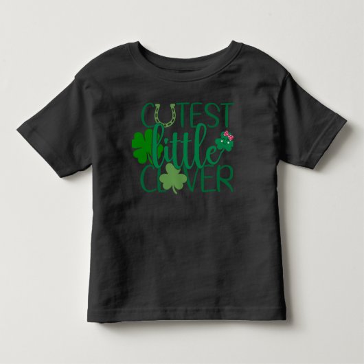 Lucky Saurus Rex - St. Patrick's Day-dinosaurus Kinder Shirts (Voorkant)
