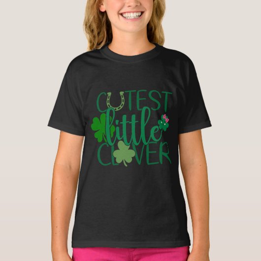 Lucky Saurus Rex - St. Patrick's Day-dinosaurus T-shirt (Voorkant)