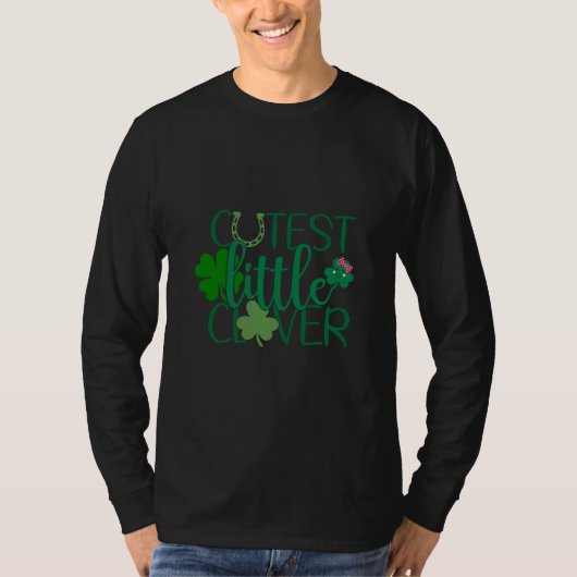 Lucky Saurus Rex - St. Patrick's Day-dinosaurus T-shirt (Voorkant)