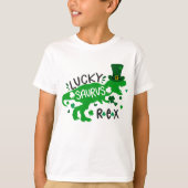 Lucky Saurus St. Patrick Boy's T-shirt (Voorkant)