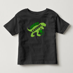 Lucky Saurus - St. Patrick's Day Dino Kinder Shirts
