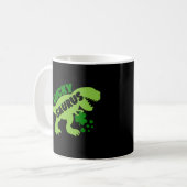Lucky Saurus - St. Patrick's Day Dino Koffiemok (Voorkant links)