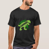 Lucky Saurus - St. Patrick's Day Dino T-shirt (Voorkant)