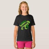 Lucky Saurus - St. Patrick's Day Dino T-shirt (Voorkant volledig)