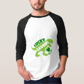 Lucky Saurus - St. Patrick's Day Dino T-shirt (Voorkant)